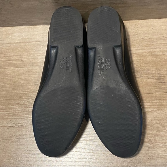 SAS Tripad Comfort Womens 7 M, Black Leather Loafer Slip On USA Work Excellent - Picture 4 of 6